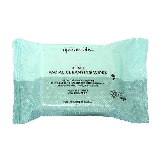 Face 3 in 1 facial wipes