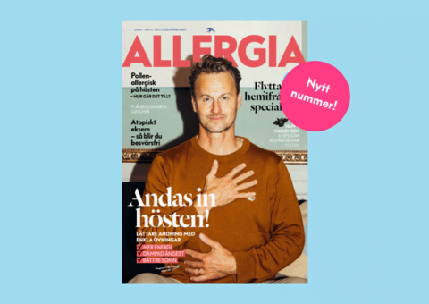 Bild på omslaget av nya Allergia.